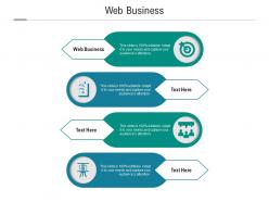 Web business ppt powerpoint presentation background images cpb