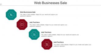 Web Businesses Sale Ppt Powerpoint Presentation Outline Graphics Cpb