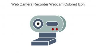Web Camera Recorder Webcam Colored Icon In Powerpoint Pptx Png And Editable Eps Format