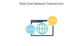 Web Chat Network Colored Icon In Powerpoint Pptx Png And Editable Eps Format