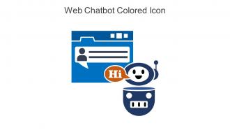 Web Chatbot Colored Icon In Powerpoint Pptx Png And Editable Eps Format