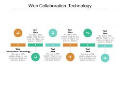 Web collaboration technology ppt powerpoint presentation portfolio visuals cpb