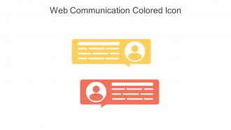 Web Communication Colored Icon In Powerpoint Pptx Png And Editable Eps Format