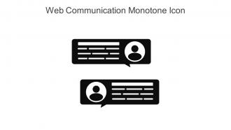 Web Communication Monotone Icon In Powerpoint Pptx Png And Editable Eps Format