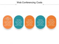 Web conferencing costs ppt powerpoint presentation layouts icons cpb