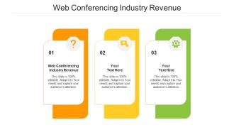 Web conferencing industry revenue ppt powerpoint presentation infographic template sample cpb