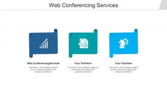 Web conferencing services ppt powerpoint presentation gallery icons cpb
