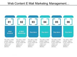 Web content e mail marketing management development programs skills management cpb