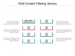Web content filtering service ppt powerpoint presentation layouts outline cpb
