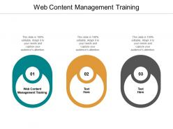 Web content management training ppt powerpoint presentation file example topics cpb