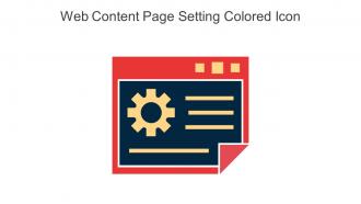 Web Content Page Setting Colored Icon In Powerpoint Pptx Png And Editable Eps Format