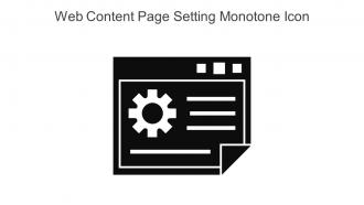 Web Content Page Setting Monotone Icon In Powerpoint Pptx Png And Editable Eps Format