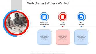 Web Content Writers Wanted In Powerpoint And Google Slides Cpb