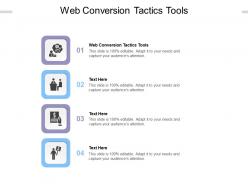 Web conversion tactics tools ppt powerpoint presentation professional inspiration cpb