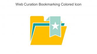 Web Curation Bookmarking Colored Icon In Powerpoint Pptx Png And Editable Eps Format