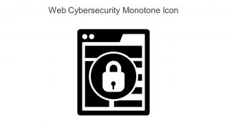 Web Cybersecurity Monotone Icon In Powerpoint Pptx Png And Editable Eps Format