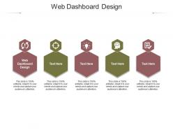 Web dashboard design ppt powerpoint presentation gallery example cpb