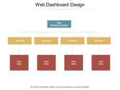 Web dashboard design ppt powerpoint presentation model display cpb