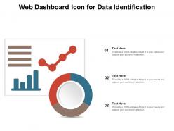 Web dashboard snapshot icon for data identification