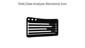 Web Data Analysis Monotone Icon In Powerpoint Pptx Png And Editable Eps Format