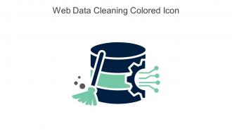 Web Data Cleaning Colored Icon In Powerpoint Pptx Png And Editable Eps Format