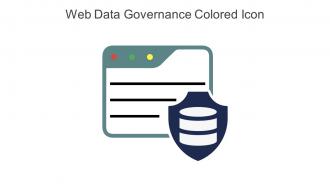 Web Data Governance Colored Icon In Powerpoint Pptx Png And Editable Eps Format