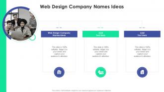 Web Design Company Names Ideas In Powerpoint And Google Slides Cpb