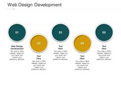 Web design development ppt powerpoint presentation gallery infographics cpb