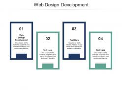 Web design development ppt powerpoint presentation model file formats cpb