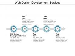 Web design development services ppt powerpoint presentation pictures example cpb