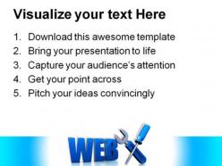 Web design internet powerpoint templates and powerpoint backgrounds 0111