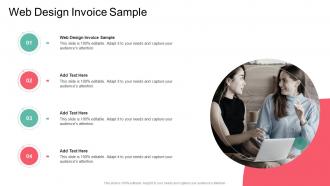 Web Design Invoice Sample In Powerpoint And Google Slides Cpb