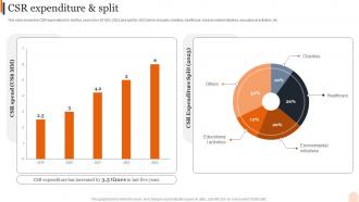 Web Design Services Company Profile CSR Expenditure And Split Ppt Summary Display