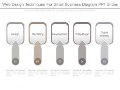 Web design techniques for small business diagram ppt slides