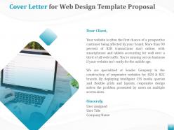 Web design template proposal powerpoint presentation slides