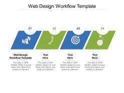 Web design workflow template ppt powerpoint presentation infographics guidelines cpb