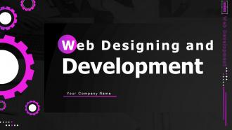 Web Designing And Development Powerpoint Presentation Slides