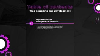 Web Designing And Development Powerpoint Presentation Slides Appealing Idea