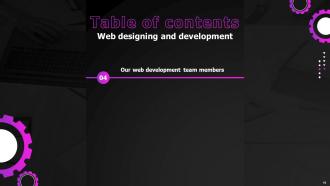 Web Designing And Development Powerpoint Presentation Slides Adaptable Idea