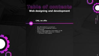 Web Designing And Development Powerpoint Presentation Slides Appealing Ideas