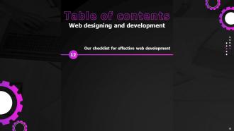 Web Designing And Development Powerpoint Presentation Slides Idea Image