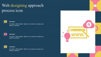 Web Designing Approach Process Icon