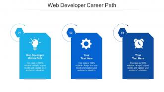 Web developer career path ppt powerpoint presentation model graphics cpb