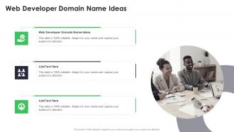 Web Developer Domain Name Ideas In Powerpoint And Google Slides Cpb