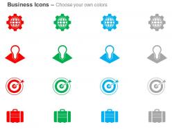 Web development creative idea portfolio targeting ppt icons graphics