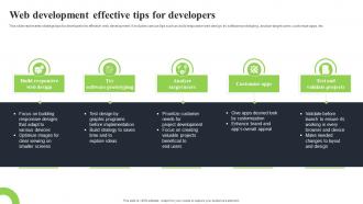 Web Development Effective Tips For Developers