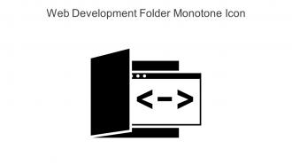 Web Development Folder Monotone Icon In Powerpoint Pptx Png And Editable Eps Format