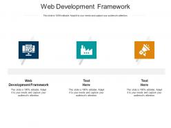 Web development framework ppt powerpoint presentation icon aids cpb