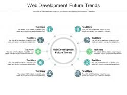 Web development future trends ppt powerpoint presentation demonstration cpb