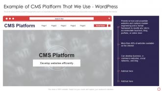Web Development Introduction Example Of Cms Platform That We Use Wordpress